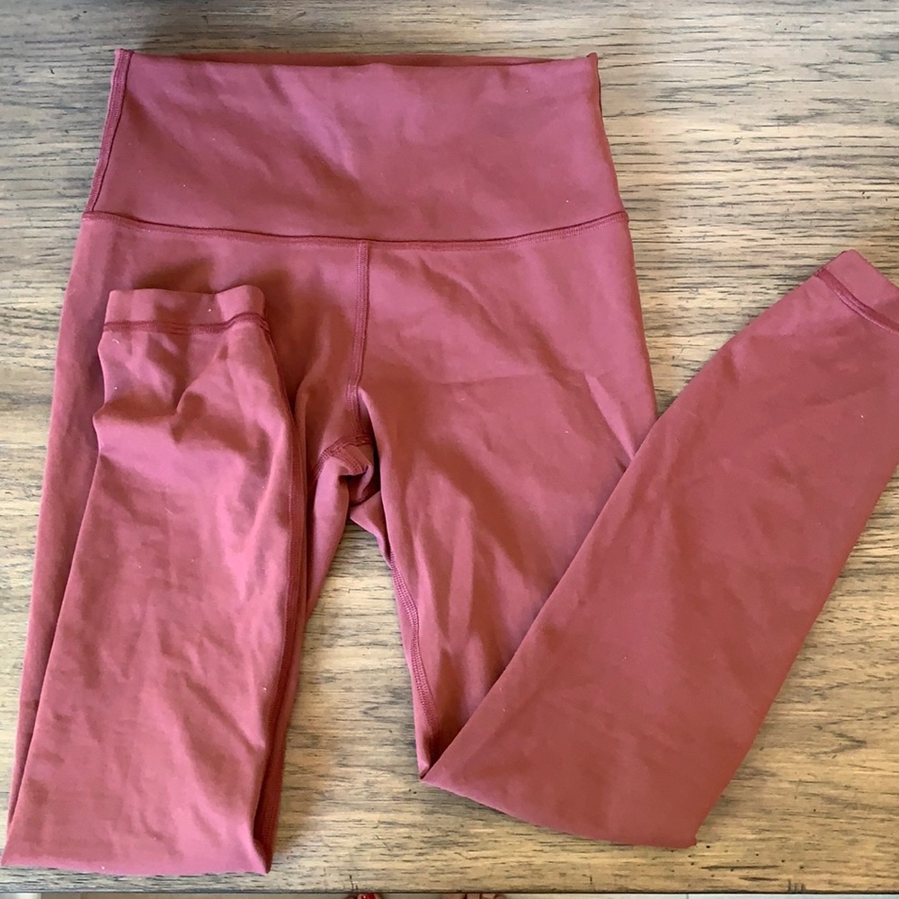Lululemon leggings in copper